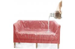 China Dustproof Transparent Plastic Cover For Sofa Furniture Protect From Dirty supplier