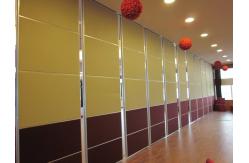 China Fabric Surface Sliding Operable Movable Partition Walls For Hotel Banquet Hall supplier