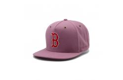 China Cotton Flat Brim Snapback Hats Adjustable Baseball Cap Unisex Design supplier