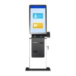 32 Inch Touch Screen Multi Function Kiosk With Pass Port Scanning ID Card Scan for sale