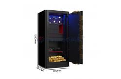 China H1280mm Jewelry Box Safe Biometric Fingerprint Lock Watch Winder Safe supplier