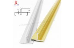 China 0.4mm - 2mm Floor Aluminum Transition Strips Gold Floor Edge Protective supplier