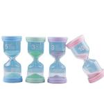 Bathroom Ten Minute Hourglass Sand Timer Blue orange red White Sand Timer for sale