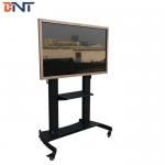 360 Swivel Mobile TV Stand For Electronic Whiteboard 160cm Height for sale