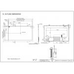 7'' TFT LCD Module Active Matrix Transmissive 1024*RGB*600 Hitachi TX18D38VM0EAA Light