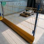 Q235 Steel Mesh Edge Protection Fencing With Toeboard For Building for sale