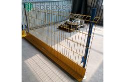 China Q235 Steel Mesh Edge Protection Fencing With Toeboard For Building supplier