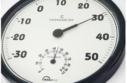 China Round Elegant Indoor Outdoor Thermometer With Temperature / Hygrometer Reading supplier
