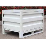 Corrugated Steel Industrial Containers Industrial Metal Storage Bins for sale