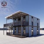 Wind Resistance Modular Folding Homes Flat Pack Prefab House OEM for sale