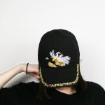 Six Panel Festival Baseball Caps , Printed Adjustable Baseball Hats Plush Style