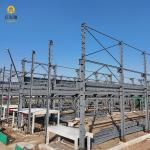 Prefab Steel Structure Building Construction Sustainable Modern Steel Frame Buildings