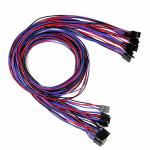 Flat 2.0mm Female to Female Jumper Wire Dupont Cable for 3D Printer 4PIN for sale