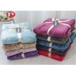OEM/ODM Logo Luxury Flannel Polyester Fleece Blanket All Season Luxurious Gift Packing Soft for sale