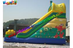 China Water Proof Commercial Inflatable Bouncers / Inflatable Slip And Slide Fire Retardant supplier