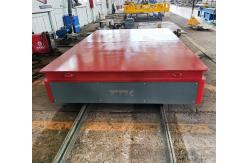 China Heavy Load 10 Tons Battery Powered Rail Transfer Trolley With Remote Control supplier