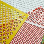 Galvanized Square Hole Perforated Metal Mesh Sheet 0.8mm Thickness for sale