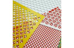 China Galvanized Square Hole Perforated Metal Mesh Sheet 0.8mm Thickness supplier