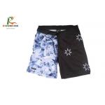 Sublimation Recycled Printed Board Shorts With Elastic Waistband Custom Swim Trunks for sale