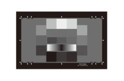 China Digital Camera Noise Resolution Test Chart YE0219 15 Patch Grayscale Step Dynamic Range supplier
