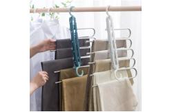 China Houseware Space Saving Plastic Folding Hanger Drying Racks For Clothes supplier