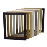 White 10x10 Thin Wood Picture Frames For Home Decoration for sale