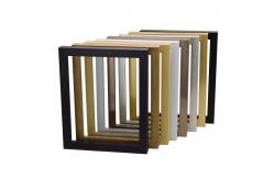 China White 10x10 Thin Wood Picture Frames For Home Decoration supplier
