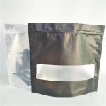 Transparent Window SGS Weed Baggies Plastic Bag Mylar Doypack for sale