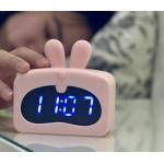Sound Control 4 AAA Bunny Alarm Clock Travel Portable 10.3x4.7x9.9cm for sale