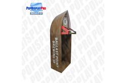 China Visual Merchandising Custom Cardboard Shelf Display PVC Clear Window For Beverage Drinks supplier