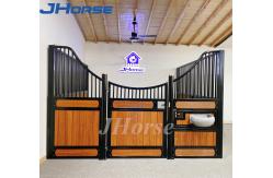 China Sliding Door Bamboo Infilled Horse Stable Box Hot Dipped Galvanized supplier