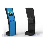 Floor Standing Self Service Banking Kiosk Machine With Rfid Card Reader