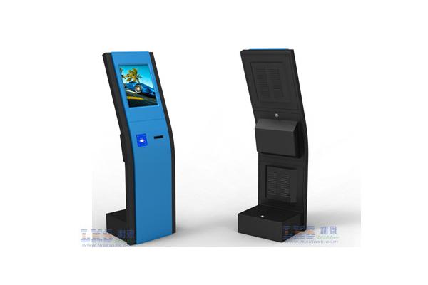 Custom Free Standing Automatic Ticket Vending Machine For Bank Use
