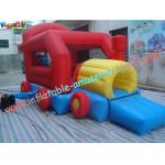 Car Inflatable Bounce Houses With Mini Jumper Slide For Children Play for sale