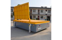 China Heavy Duty Steerable Electric Flat Car , 5T Material Handling Trolley Stepless Speed supplier