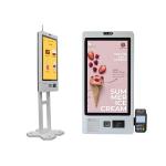 Touch Screen Self Service Payment Kiosk With QR Scanner/NFC Reader