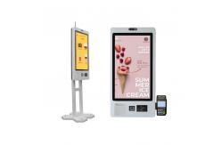 China 1920X1080 Resolution Self Service Ordering Kiosk and Capacitive Touch 10 Point Screen supplier