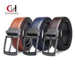 Wearable Leather Men'S Business Belt With Reversible Buckle for sale