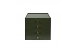 China Makeup Organizer Drawer Filing Cabinet Drawer Box With Handle supplier