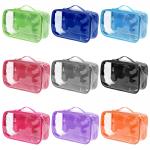 Waterproof Plastic Bag PVC Cosmetic Bag Brushes Organizer for sale