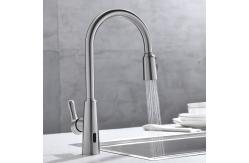 China DC4.5-6.5V Pull Out Gooseneck Sink Mixer supplier