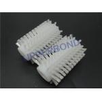 Industrial White Short Nylon Brush For Tobacco Machinery MK8 MK9 for sale