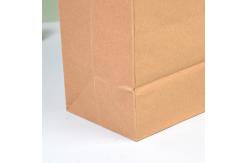 China Food Grade Take Away Kraft Paper Shopping Bags White Card Paper Bags supplier