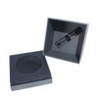 Black Luxury Cardboard Gift Box Packaging Honey Jar And candle With Sponge Insert And Handbag for sale