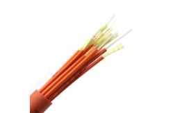 China Multi Mode Breakout Indoor Fiber Optic Cable OM1 OM2 OM3 Zero Halogen supplier