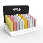Hot Selling Nail Polish Display Stand Acrylic Countertop Cosmetic Display Rack With Customized Logo for sale