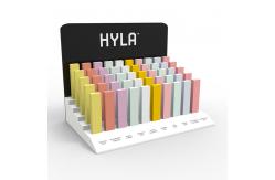 China Customized Essential Oil Display Stand Acrylic Countertop Display Rack With Drawers supplier