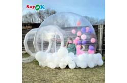 China Transparent Bubble Balloon House PVC Inflatable Party Bubble Tent supplier