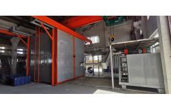 China CE 2 Arm Rotomoulding Water Tank Making Machine Inner Circular Oven supplier
