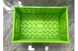 China 4400PCS Loading Plastic Vented Crates 600*400mm For Veg Fruits supplier